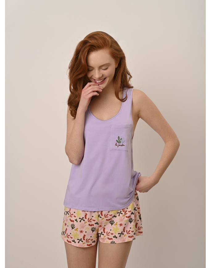 Пижама с майкой и шортами (Арт. 5265TBP)